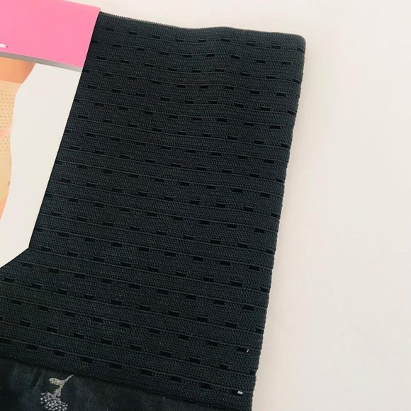 Women Flower High Waist Tummy Control Shape Intimate Underwear Panties Black L - Picture 4 of 5